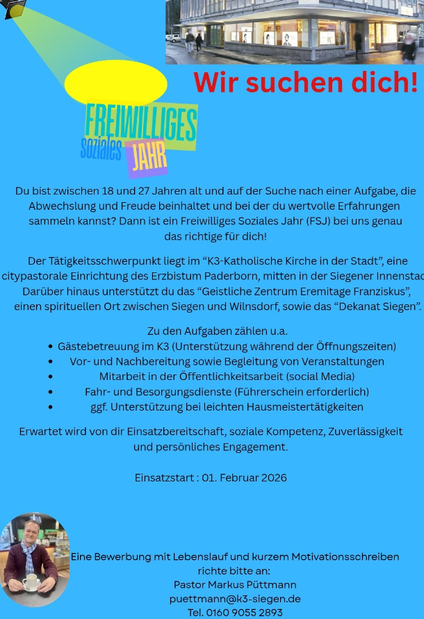 Interesse an einem FSJ?